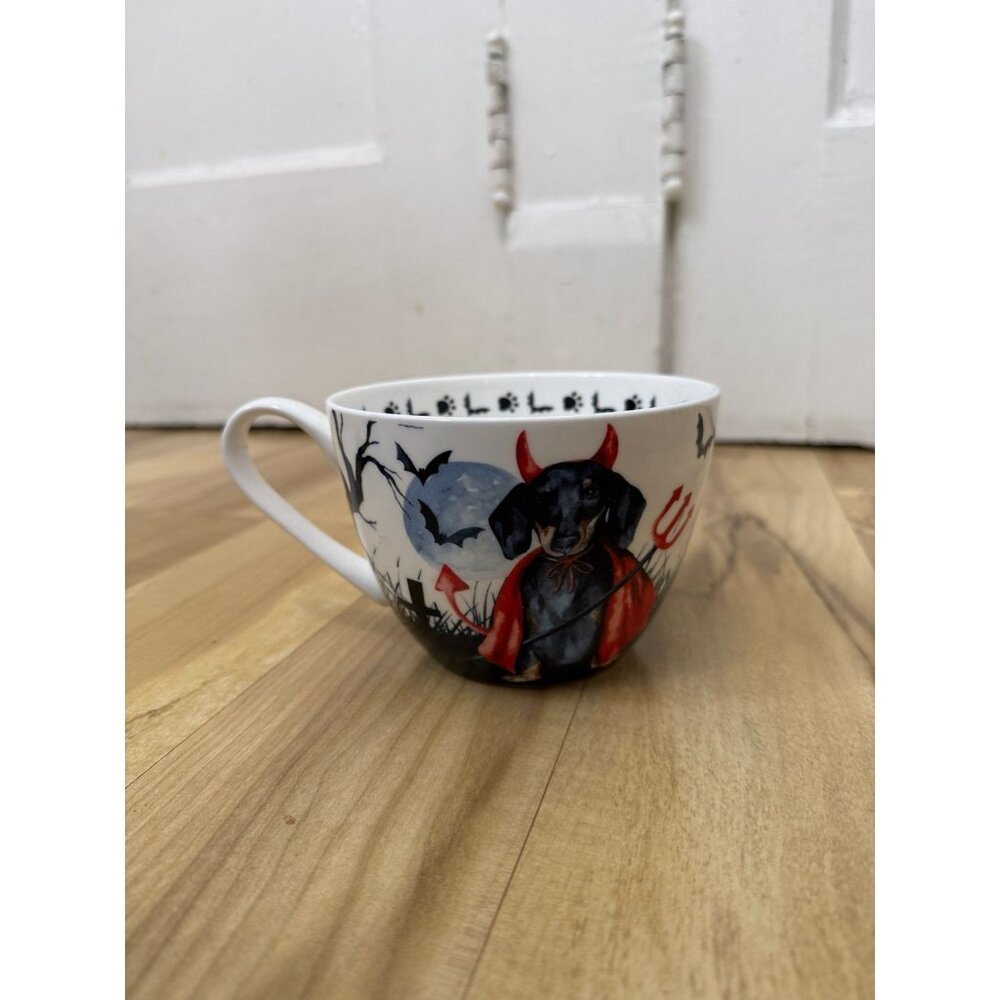 Portobello by design devil dachshund dog mug